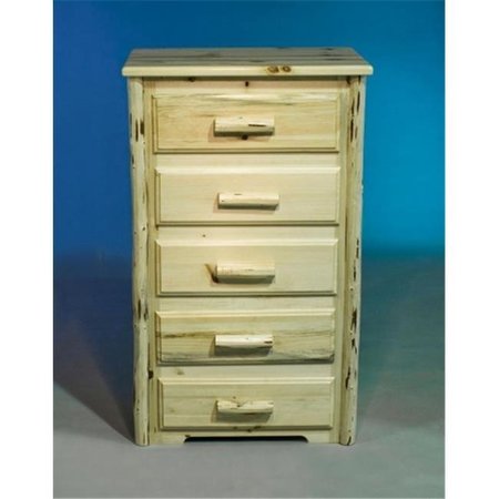 MONTANA WOODWORKS Montana Woodworks MW5D Chest with 5 Drawer - Ready To Finish MW5D